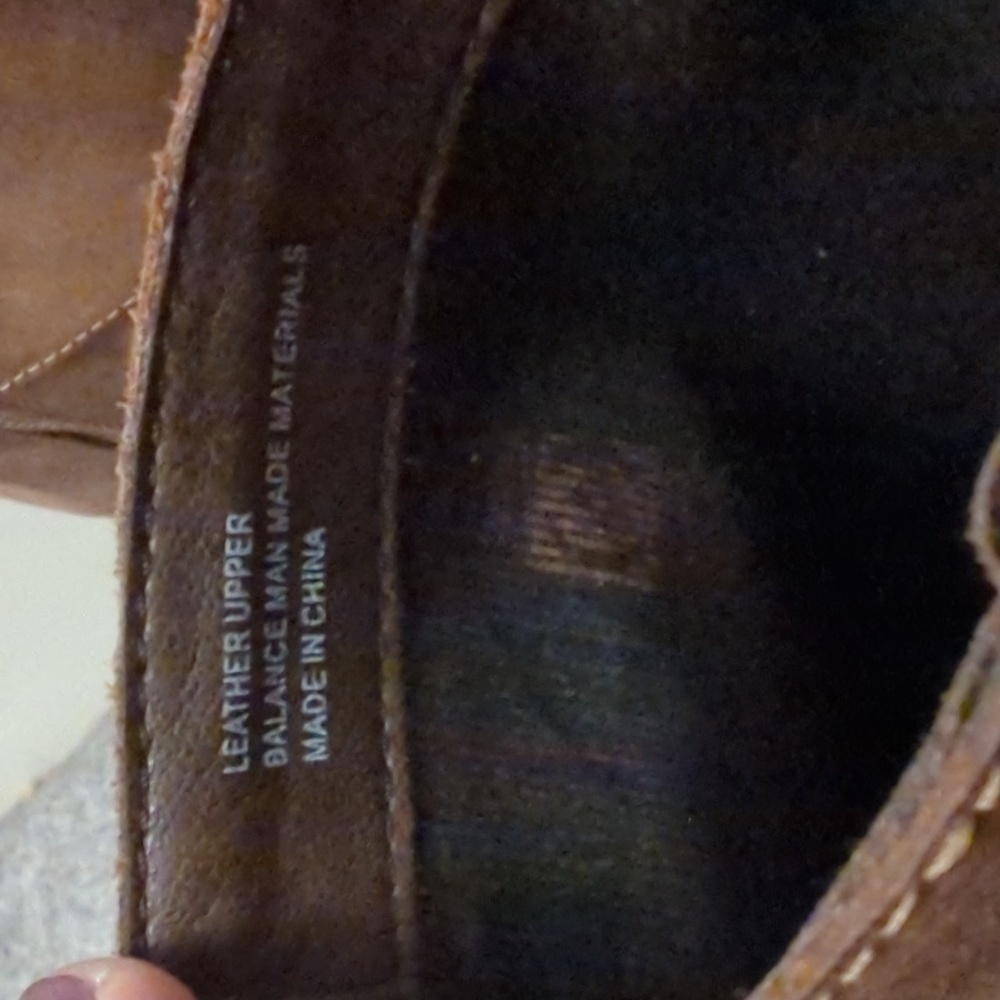 Born Tall Brown Leather Boots Almond Toe Size 7½ - Picture 5 of 7